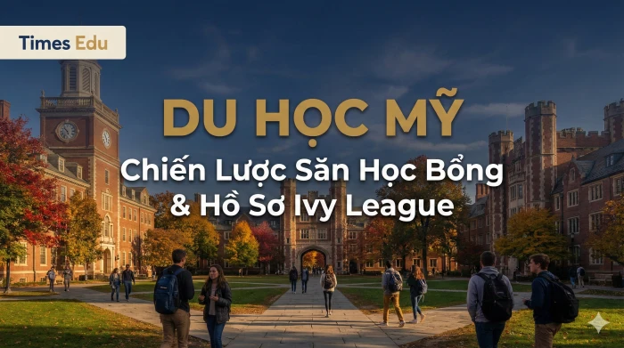 Du Học Mỹ: Chiến Lược Săn Học Bổng & Hồ Sơ Ivy League