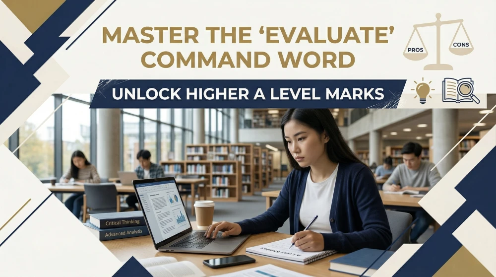 A Level Evaluate Command Word: How to Build Stronger Judgements and Score More Marks