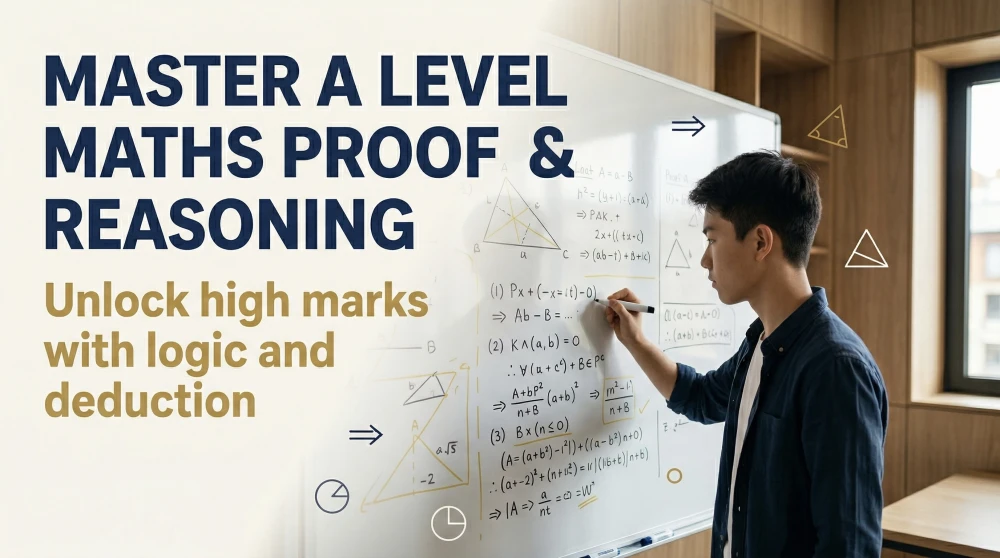 A Level Maths Proof Reasoning: How to Structure Logical Steps Clearly and Correctly