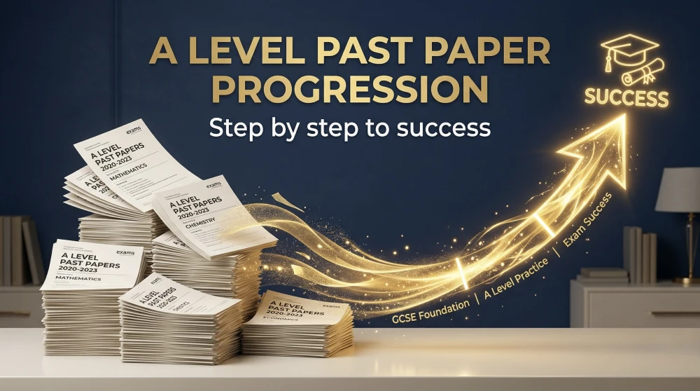 A Level Past Paper Progression: How to Use Practice Papers Step by Step to Improve Faster