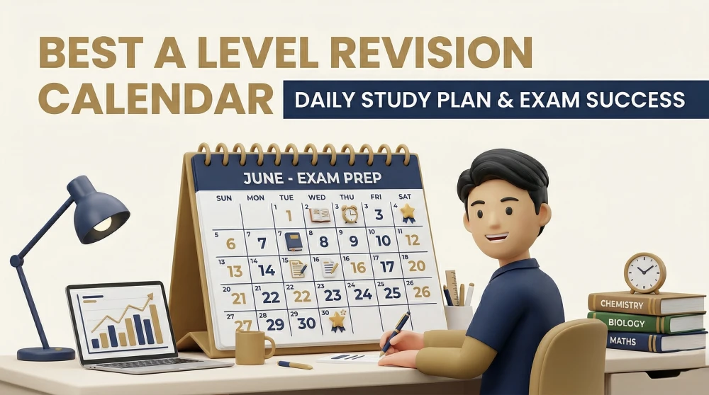 A Level Revision Calendar: How to Plan Your Study Time for Better Results