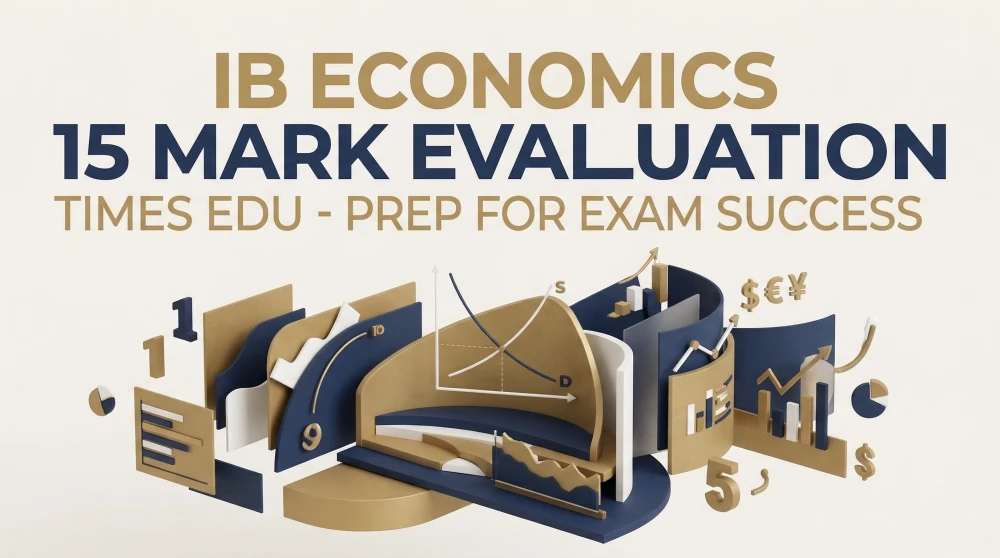 IB Economics 15 Mark Evaluation 2026: Structure, Evaluation Phrases, and Top-Band Tips