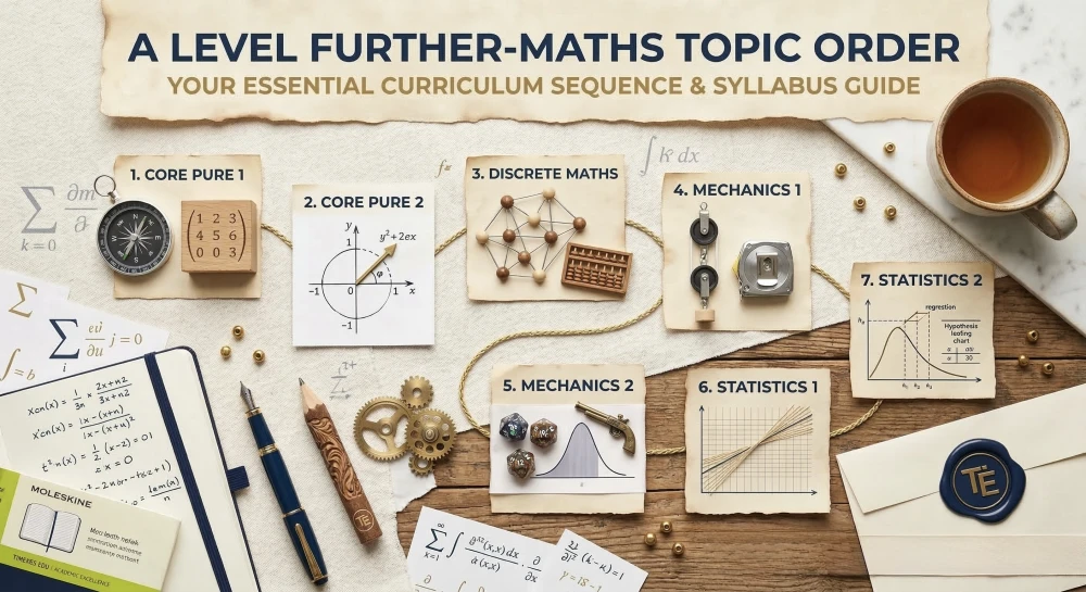 A Level Further Maths Topic Order: What to Study First for Smarter Revision