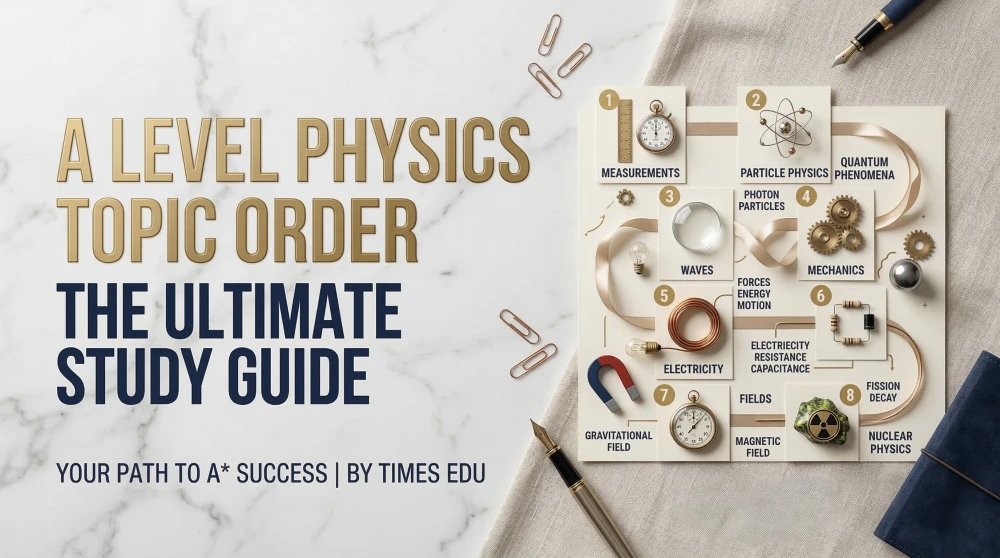 A Level Physics Topic Order: What to Study First for Smarter Revision