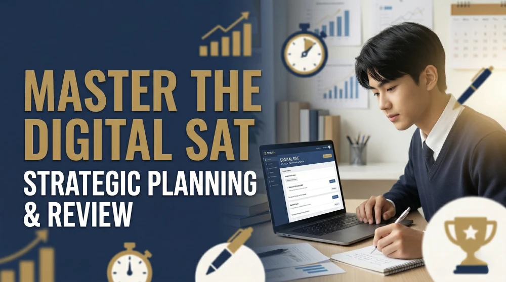 Digital SAT Planning Review Strategy for 2026: How to Review Smarter and Focus on What Matters Most