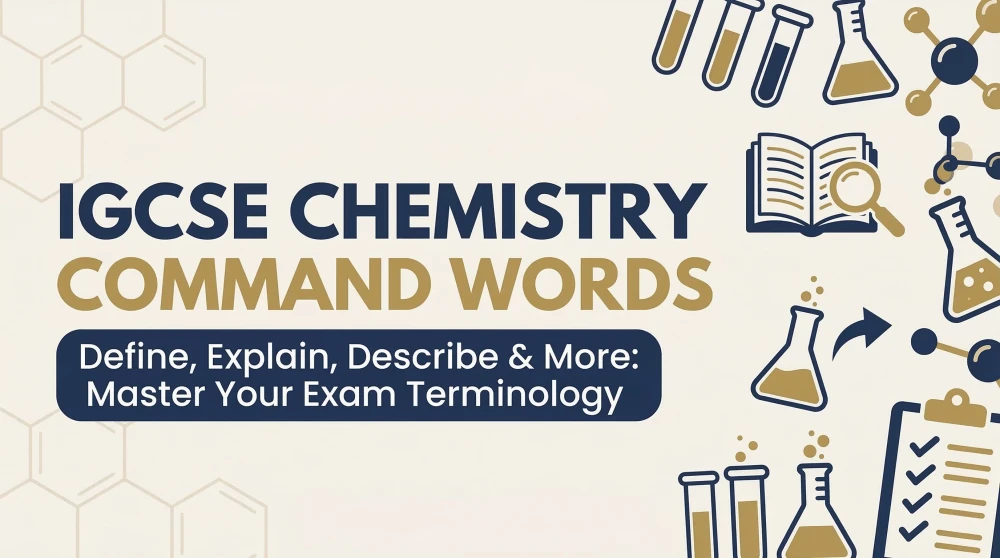 IGCSE Chemistry Command Words: How to Understand Exam Questions More Accurately