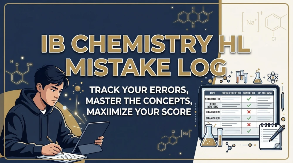 IB Chemistry HL Mistake Log 2026: How to Track Errors and Turn Them into Score Improvements