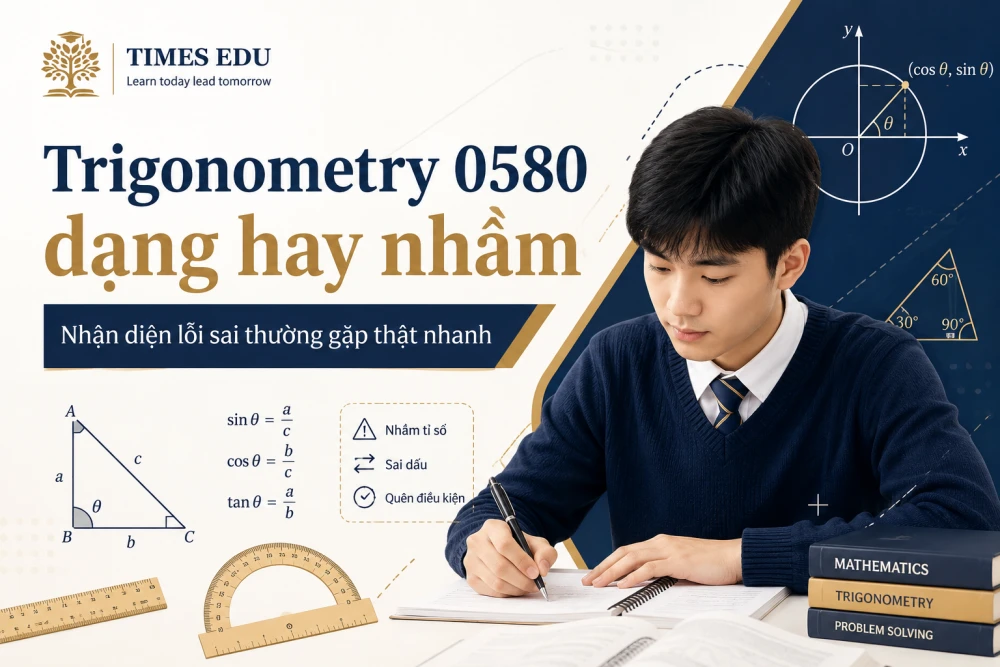 Trigonometry 0580: dạng hay nhầm