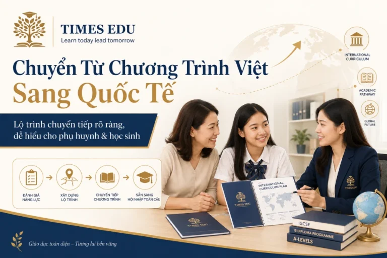 chuyển từ chương trình Việt sang quốc tế