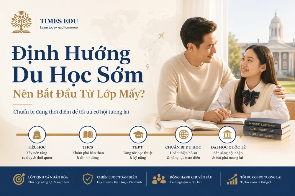 Định hướng du học sớm 2026: Nên bắt đầu từ lớp mấy?