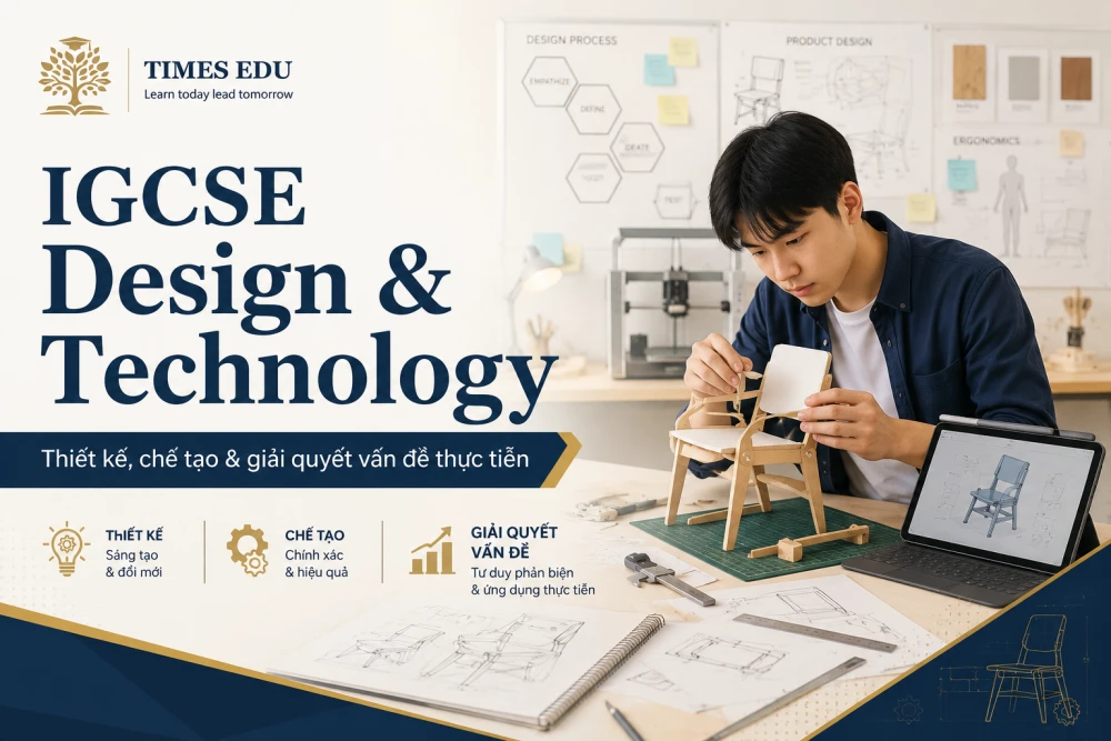IGCSE Design & Technology 0445: Cấu trúc, lộ trình luyện thi đạt A* 2026