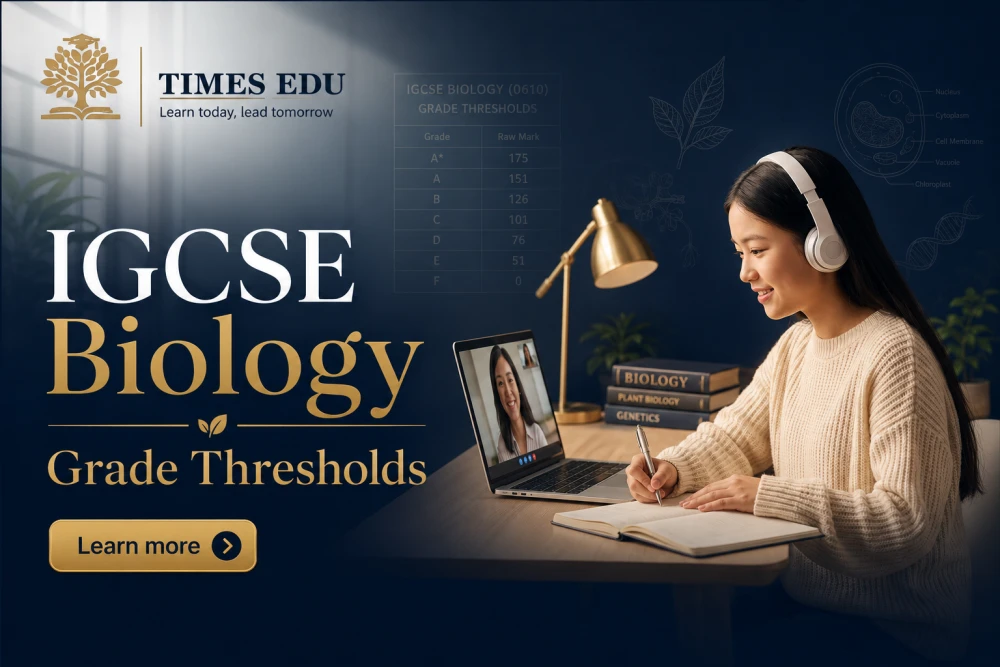 IGCSE Biology grade thresholds explained 2026