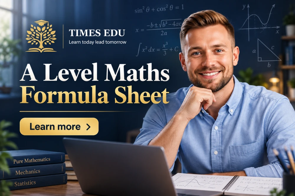 A level Maths formula sheet 2026: What is given and what you must memorise