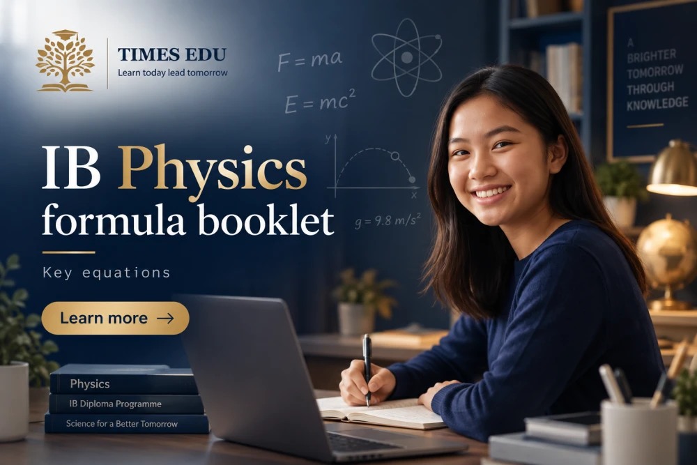 IB Physics formula booklet 2026: What is provided and what you must memorise