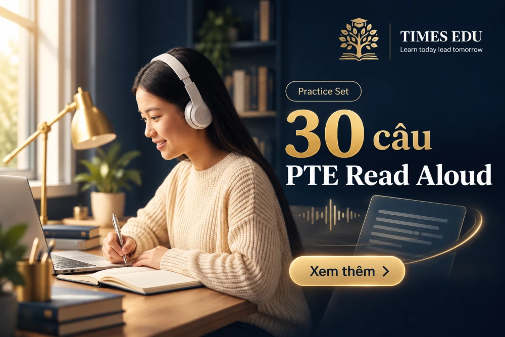 30 Câu PTE Read Aloud 2026: Bộ đề luyện tập chọn lọc để cải thiện điểm nhanh