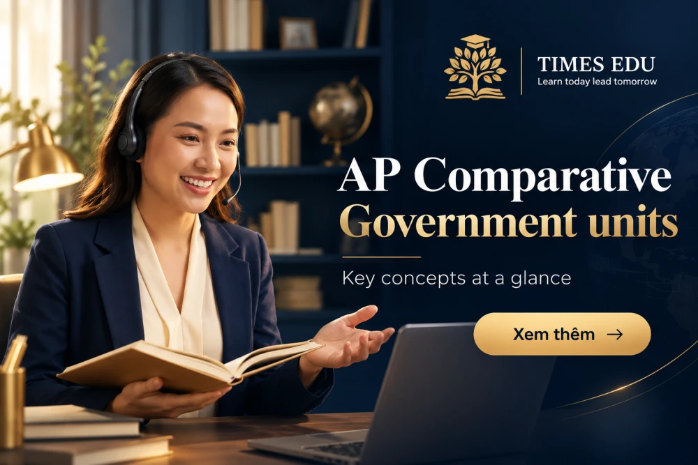 AP Comparative Government units 2026: Toàn bộ các chủ đề và trọng số đề thi