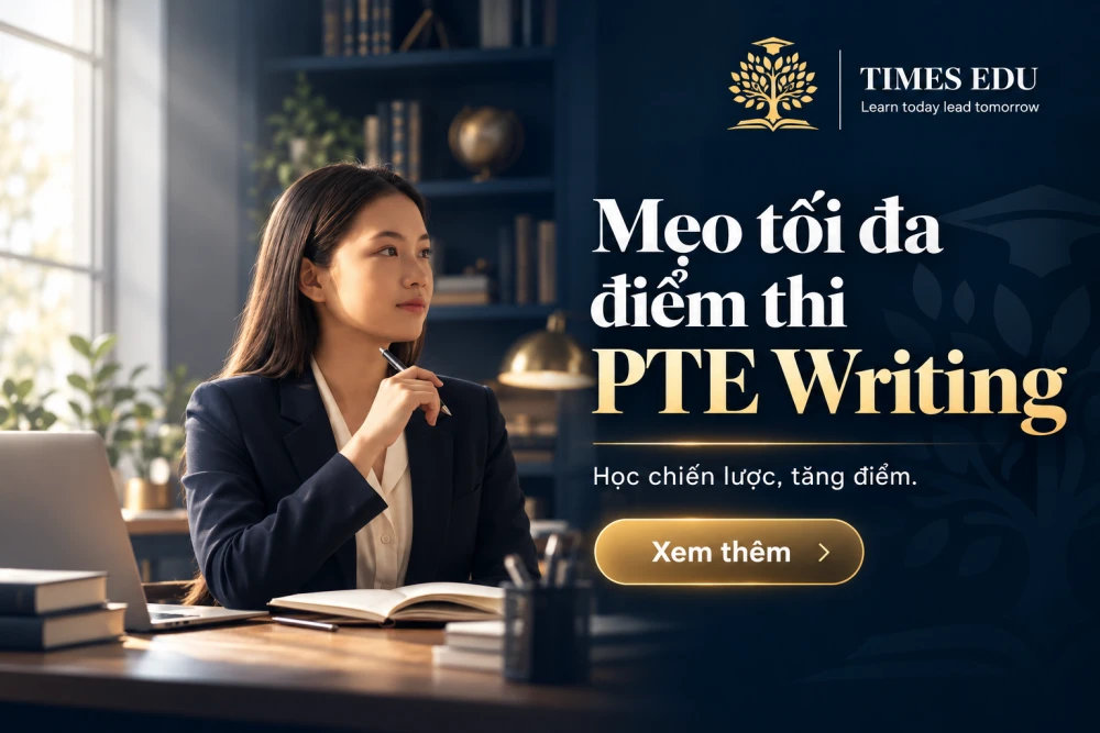 Mẹo tối đa điểm thi PTE Writing 2026: Chiến lược thực chiến để đạt điểm cao nhất