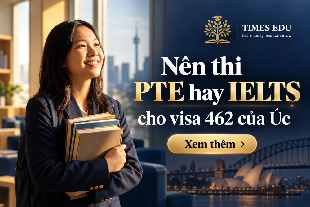 Nên thi PTE hay IELTS cho visa 462 của Úc 2026: So sánh và lời khuyên thực tế