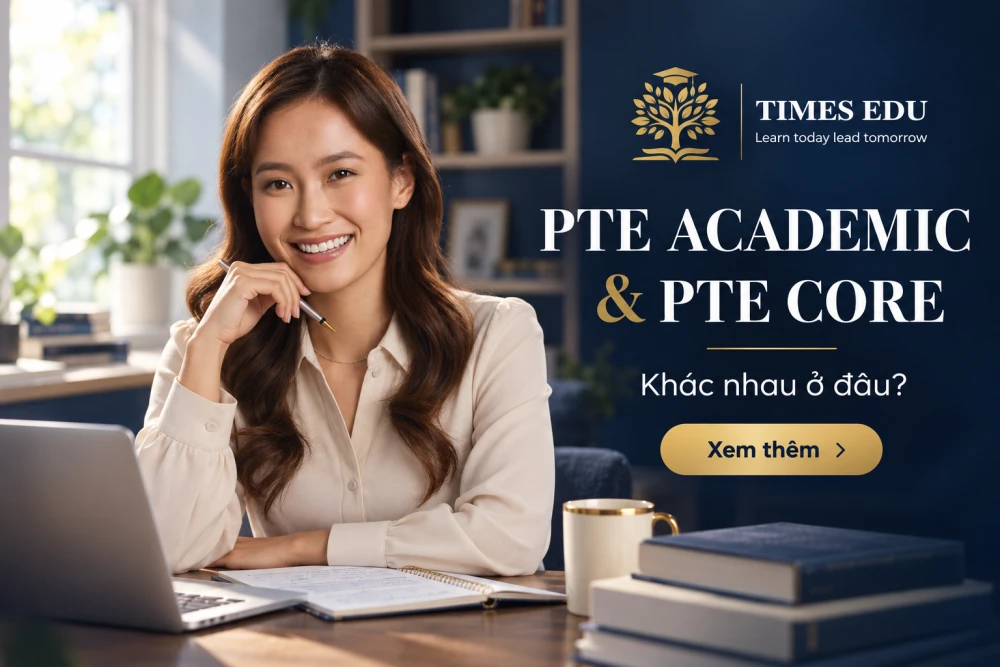 PTE Academic và PTE Core khác nhau như thế nào 2026: So sánh toàn diện