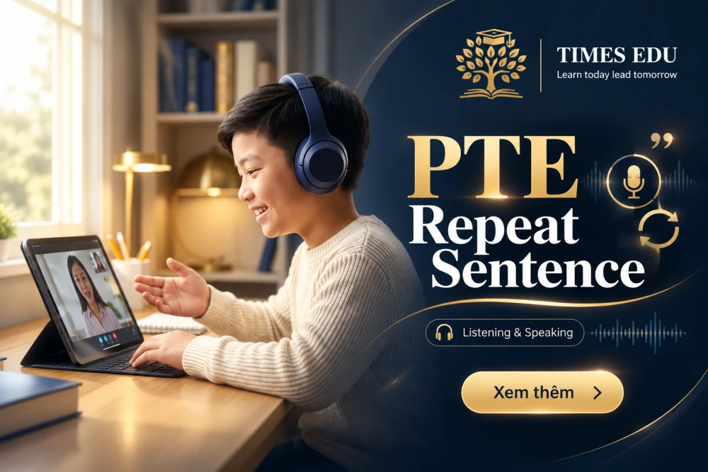 PTE Repeat Sentence 2026: Hướng dẫn toàn diện kỹ thuật và chiến lược đạt điểm cao