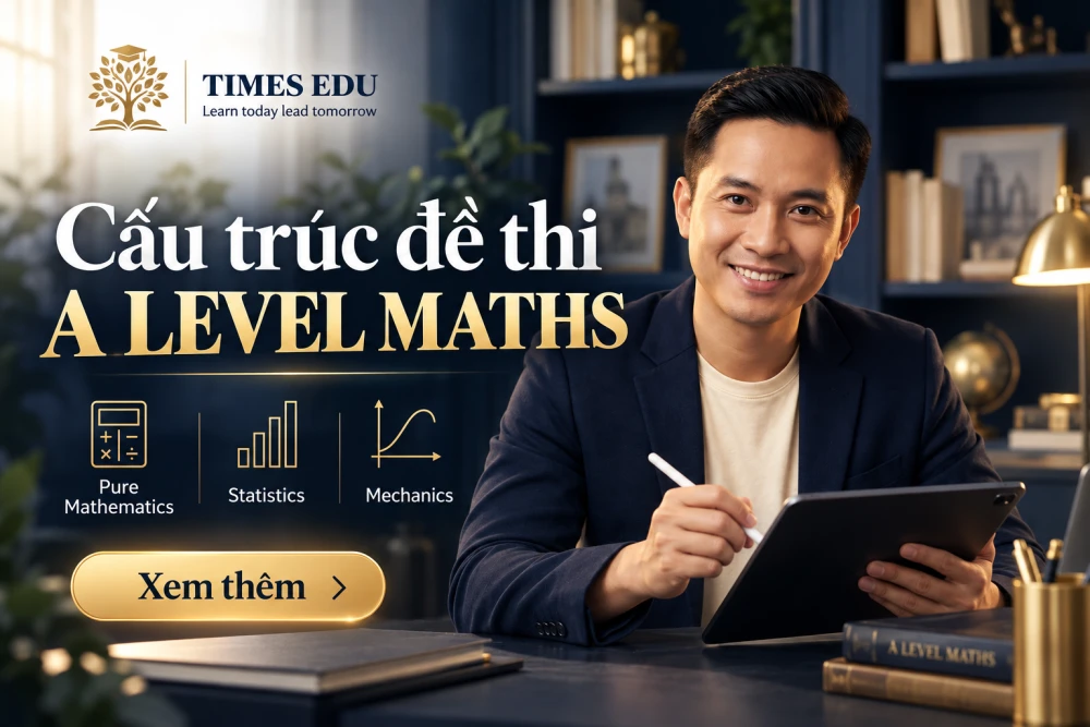 Cấu trúc đề thi A Level Maths 2026: Hướng dẫn toàn diện từng paper và thời gian làm bài
