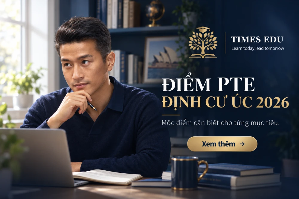 Điểm PTE định cư Úc 2026: Yêu cầu cụ thể cho từng loại visa