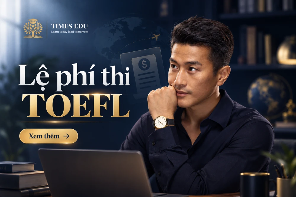 Lệ phí thi TOEFL 2026: Chi phí đầy đủ và cách đăng ký thi tiết kiệm